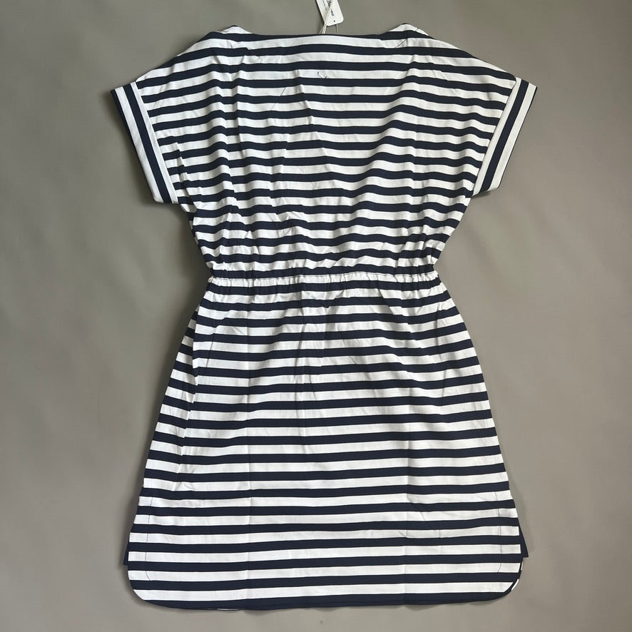 TOMMY BAHAMA Women's Short Sleeve Amira Stripe Short Dress Size S Island Navy (New)