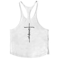 Pure cotton bodybuilding and fitness vest muscle men's sports deep digging 1cm thin shoulder strap sling