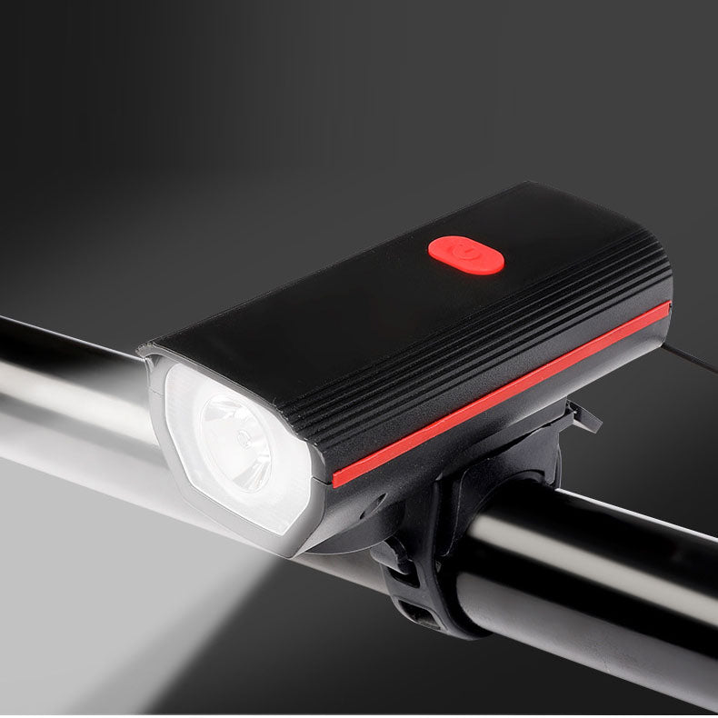 Bicycle lights, headlights, mountain bikes, night riding, charging, strong light flashlight, USB charging, horn lights, riding e