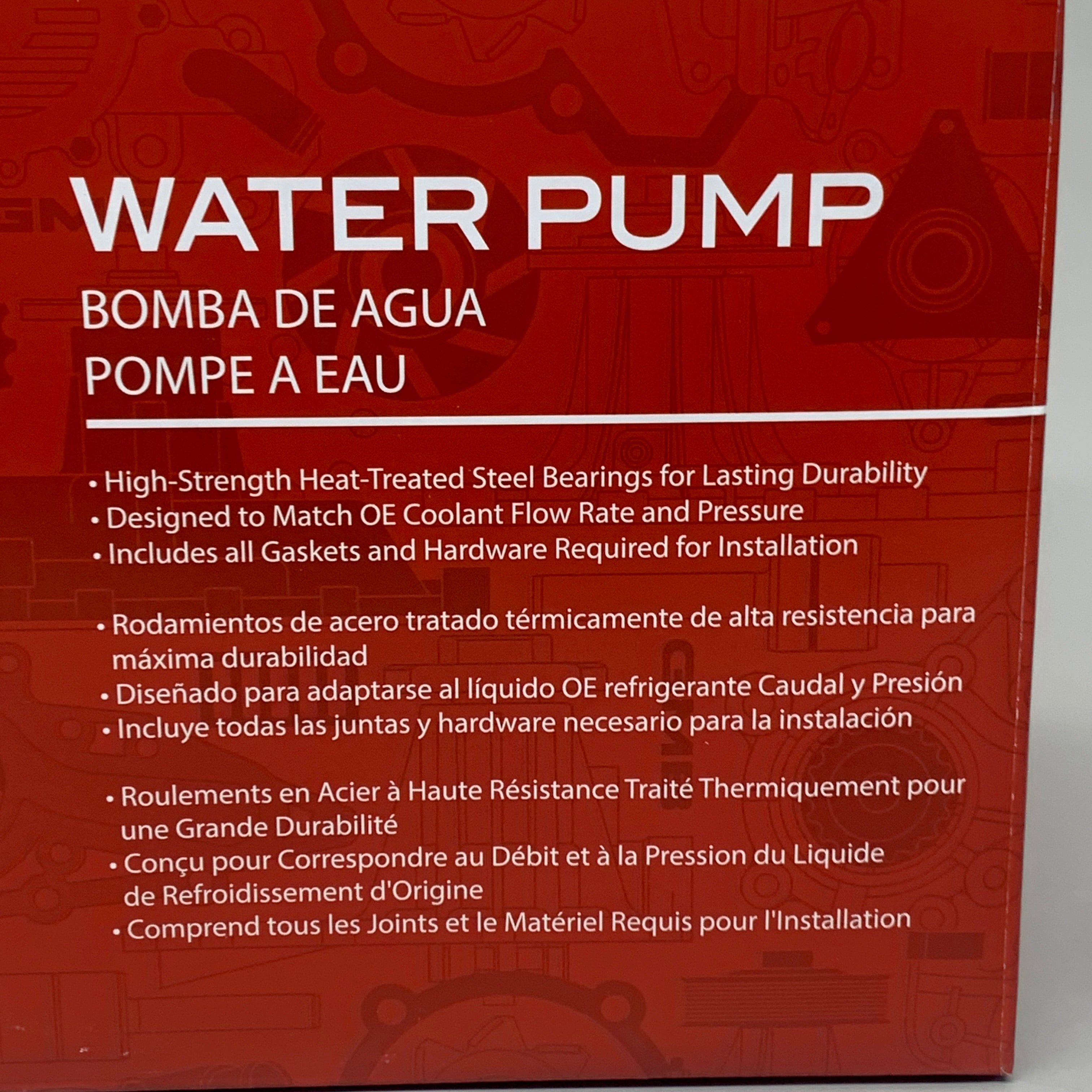 GMB Engine Water Pump for Ford Vehicles 194197 125-1340