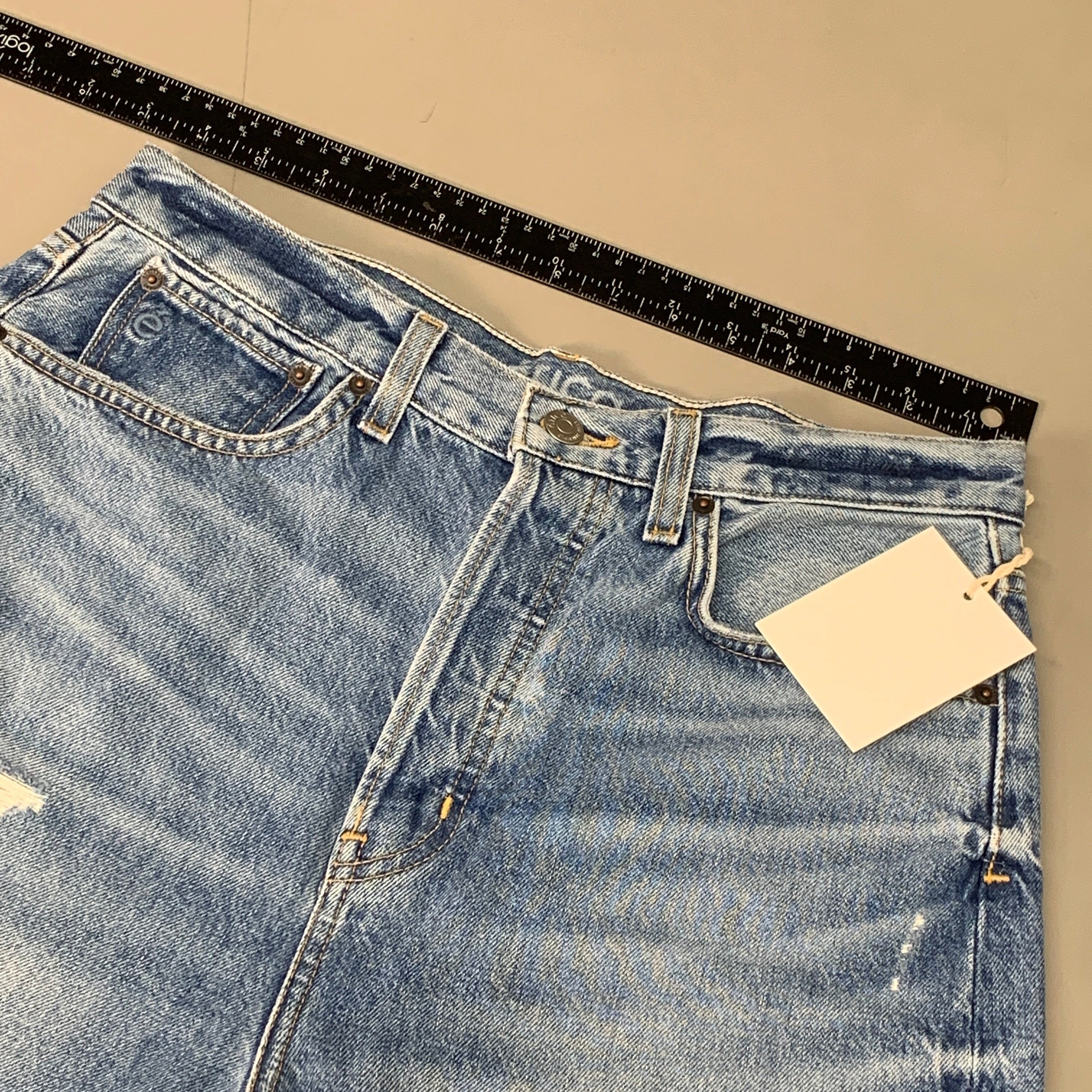 ETICA Bryce Pinch Waist Boyfriend Pant Canyon Reef Certified Organic Size 28 EW178281