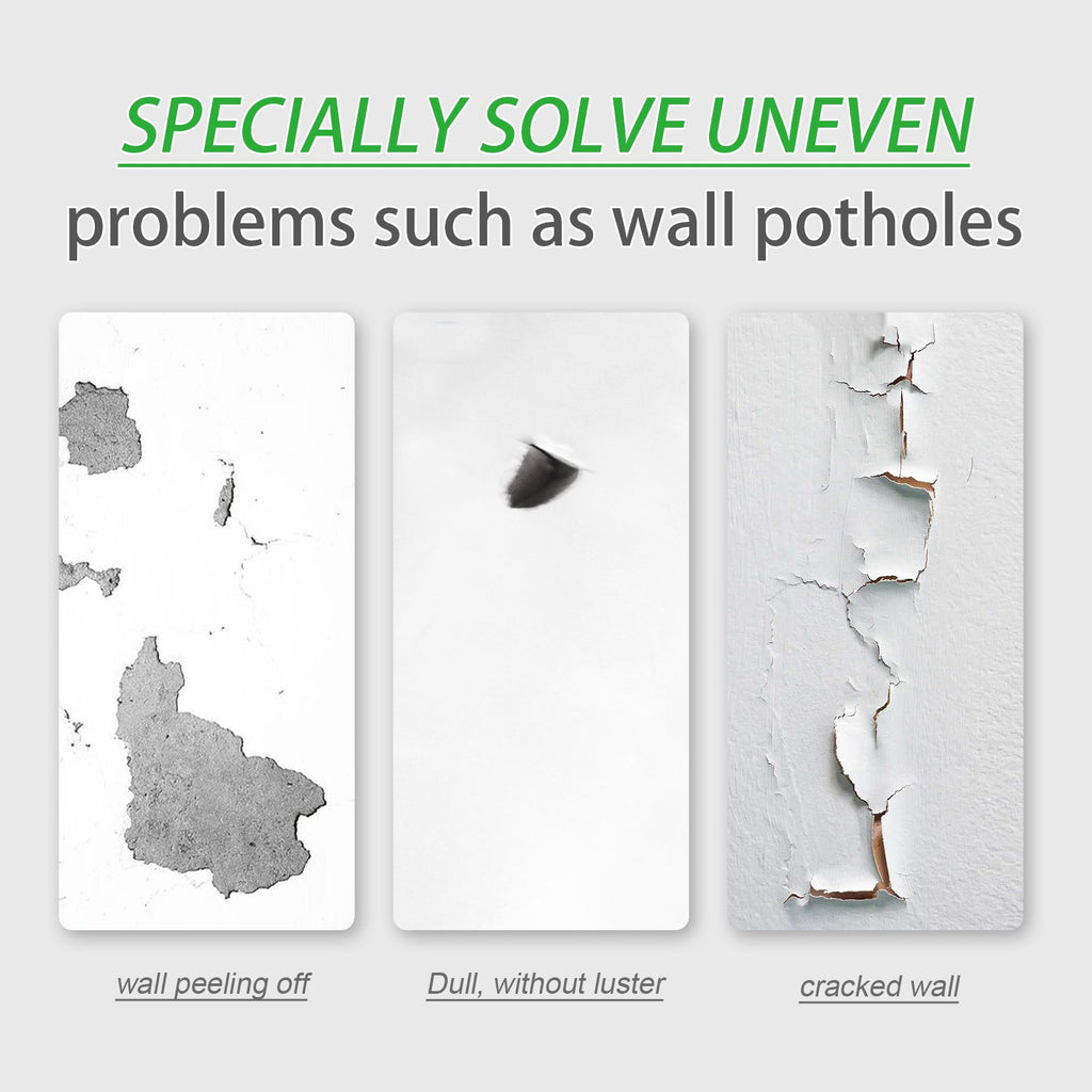 Wall Repair Paint: White Wall Repair Roller Brush Moisture-Proof Peeling Cover Stains And Cracks Renovation Paint