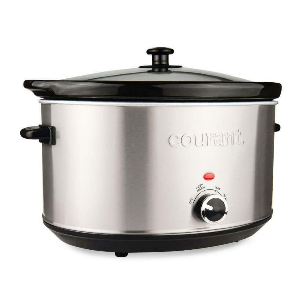 8.5 Qt. Stainless Steel Slow Cooker with Temperature Settings