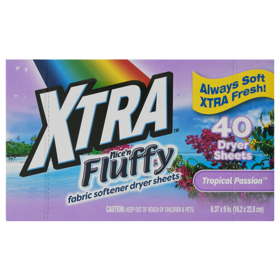 Xtra Fabric Softener Sheets Tropical Passion (40ct)