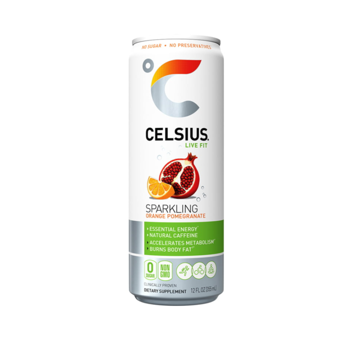Celsius Live Fit Sparkling Orange Pomegranate Energy Drink (12oz)