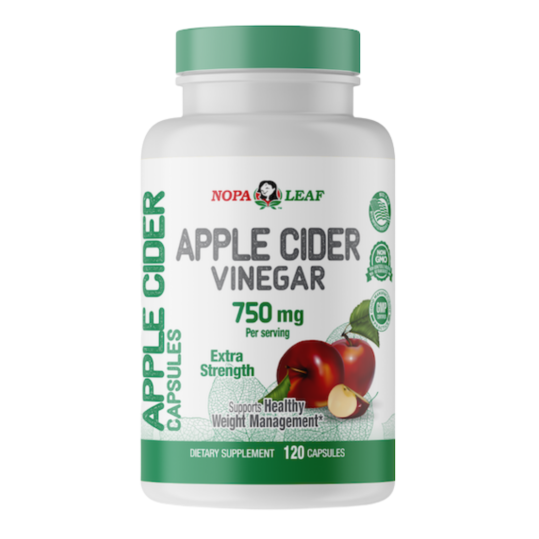 Nopa Leaf Apple Cider Vinegar Extra Strength 750mg (120 ct)