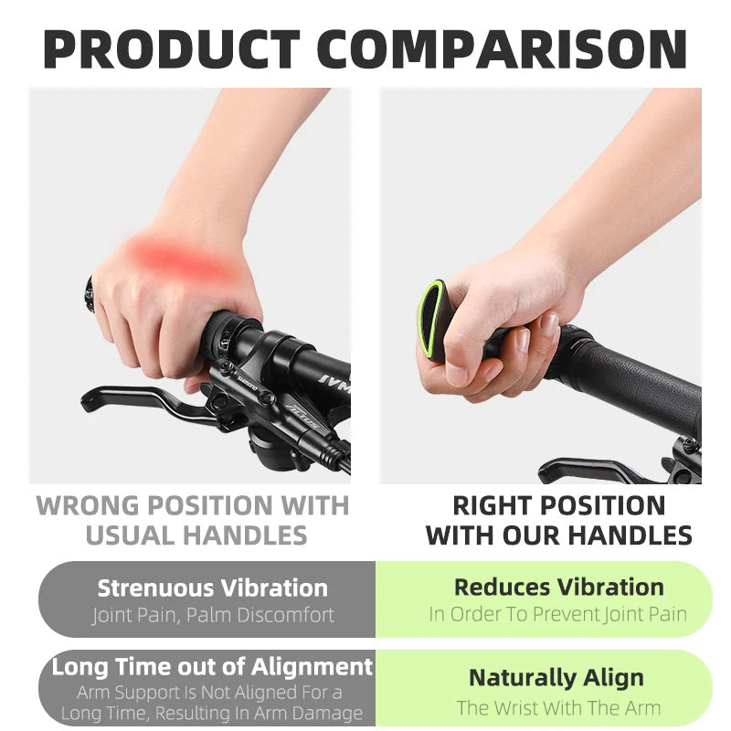Ergonomic Design MTB Bicycle Road Gravel Mountain Bike Handlebar Bar Ends Gravel Bike Accessories Bike Grips