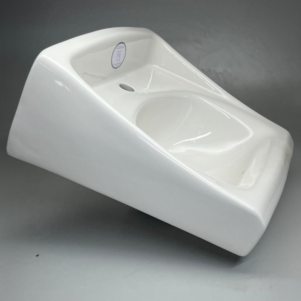 SLOAN Vitreous China Wall-Mounted Backsplash Lavatory Sink White SS3103