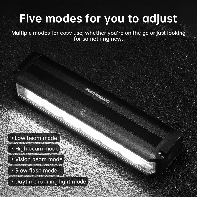 High-Capacity Waterproof Scooter/Bike Light