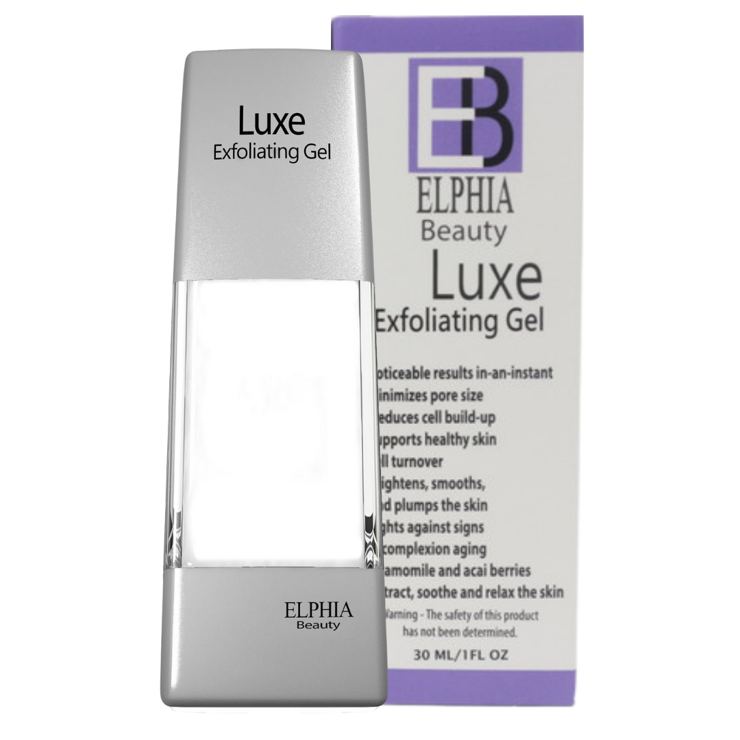Elphia Beauty Luxe Exfoliating Gel with Acai & Chamomile (1oz)