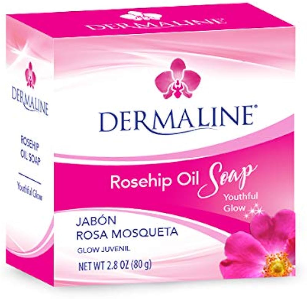 Dermaline Rosehip Oil Soap Youthful Glow (2.8oz)