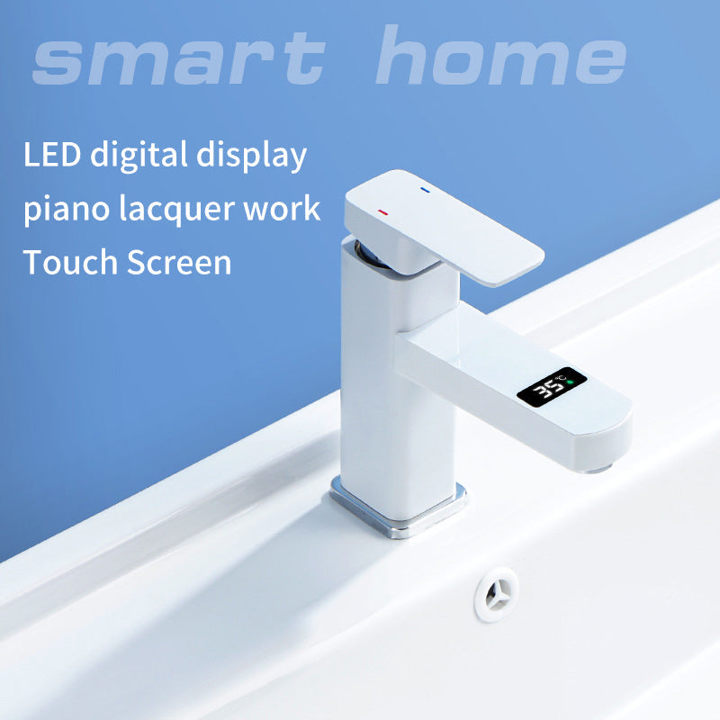 Digital Display Temperature Control Faucet Hot And Cold Water Faucet