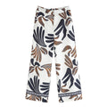 Spring and Summer NewStyle Design Sense Unique All-Match Casual Loose Retro Commuting Printed Wide-Leg Pants