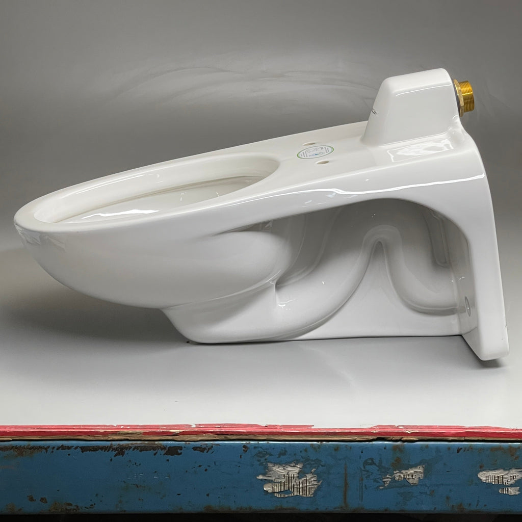 SLOAN Commercial Wall Mount Toilet / Water Closet Elongated Bowl 1.6 GPF White ST-2469