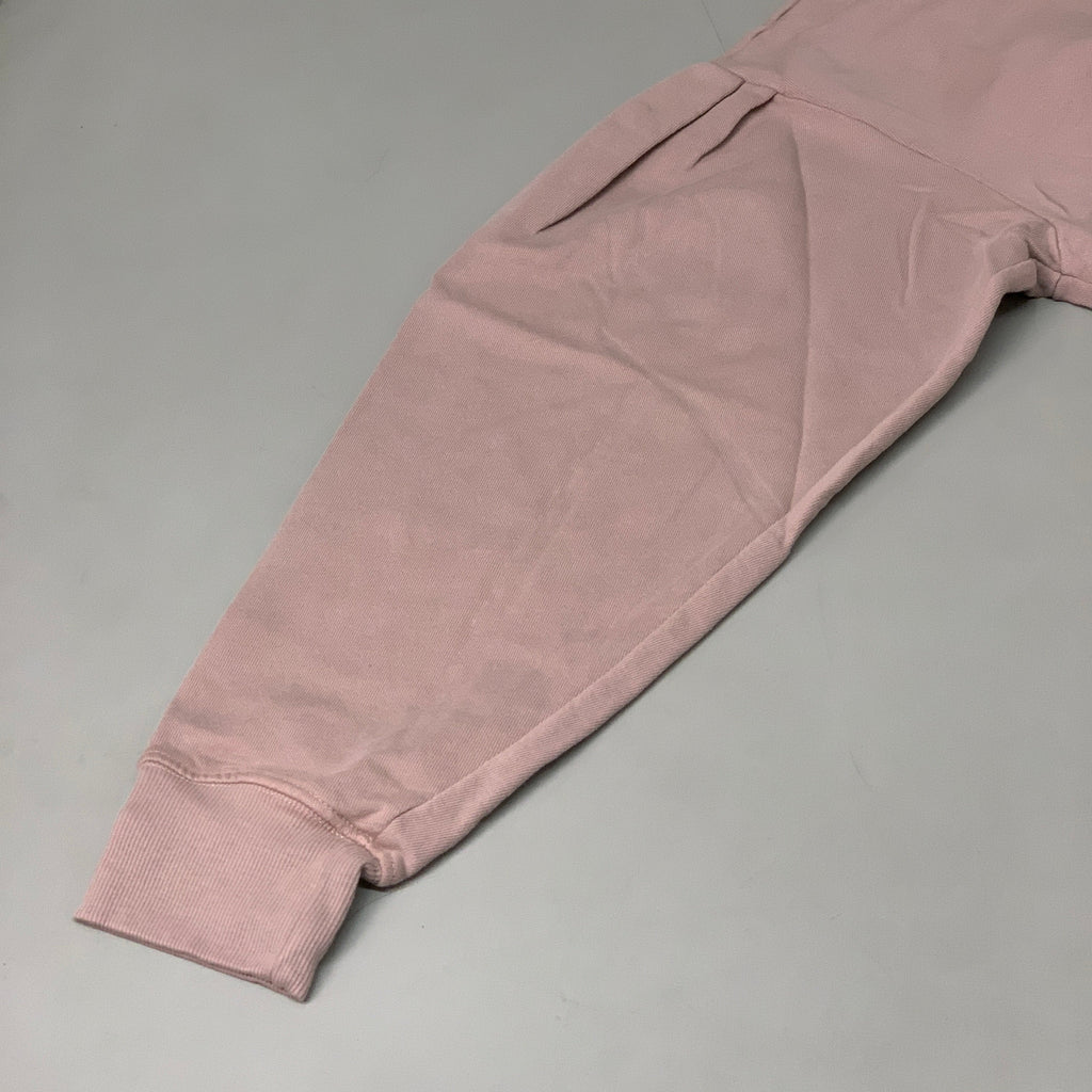 ETICA Viola Sweatshirt Dress Pleated Drop Shoulder Wood Rose Size Large EW174415