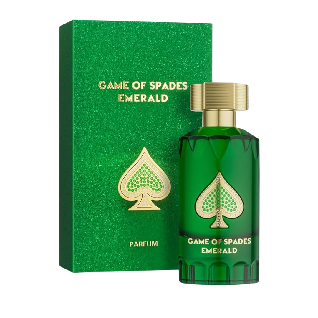 Jo Milano Game of Spades Emerald Parfum for Men (3.4oz)