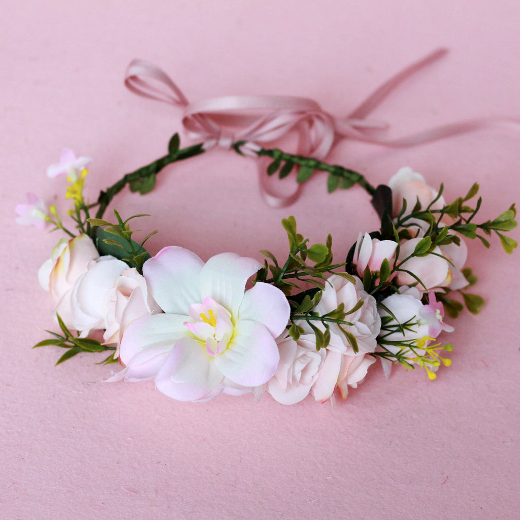 Hawaiian Vacation Wreath Headwear Beautiful Bridal Hairbands Wedding Hair Accessories Headwear Wreath