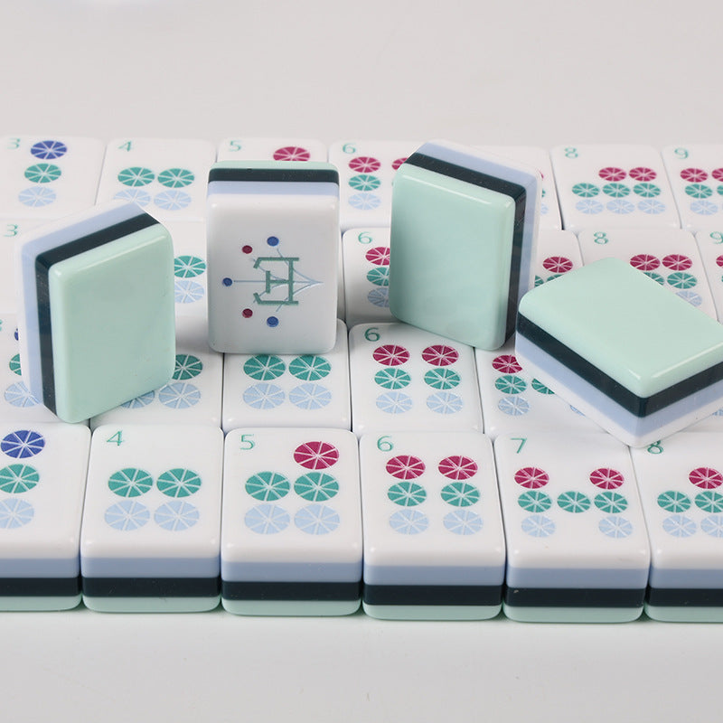 Acrylic Hand-rubbed American Mahjong Four-layer Color-matched Small American-style Tiles