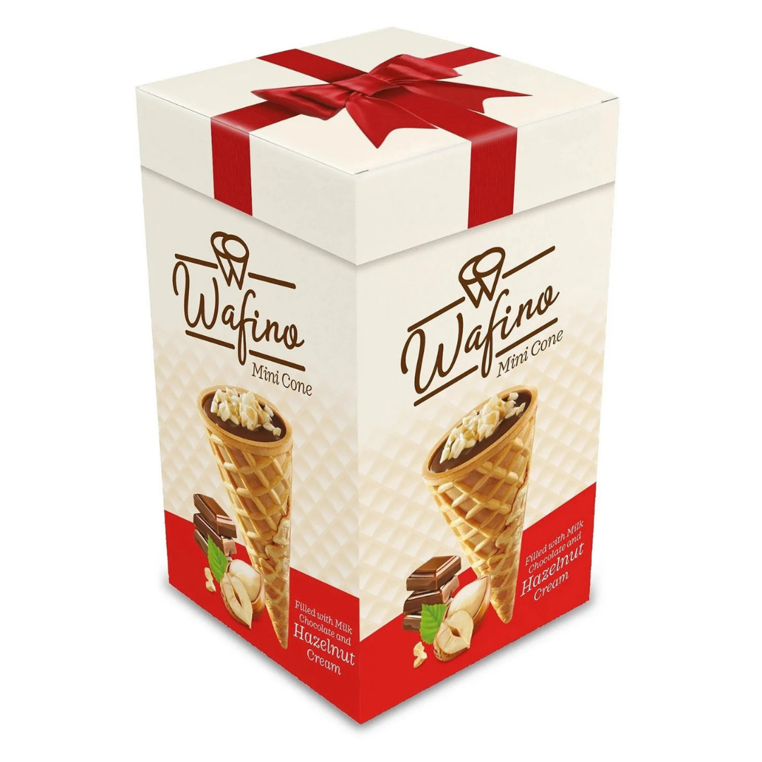 Wafino Mini Cone Hazelnut Cream (5.3oz)