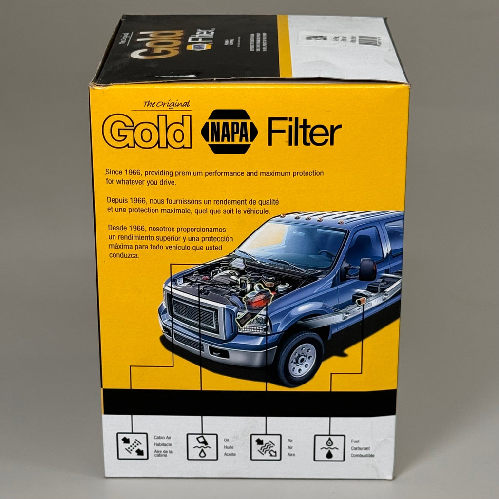 NAPA The Original Gold Air Filter Cellulose Media Material 2.52" Inside Dia 2384