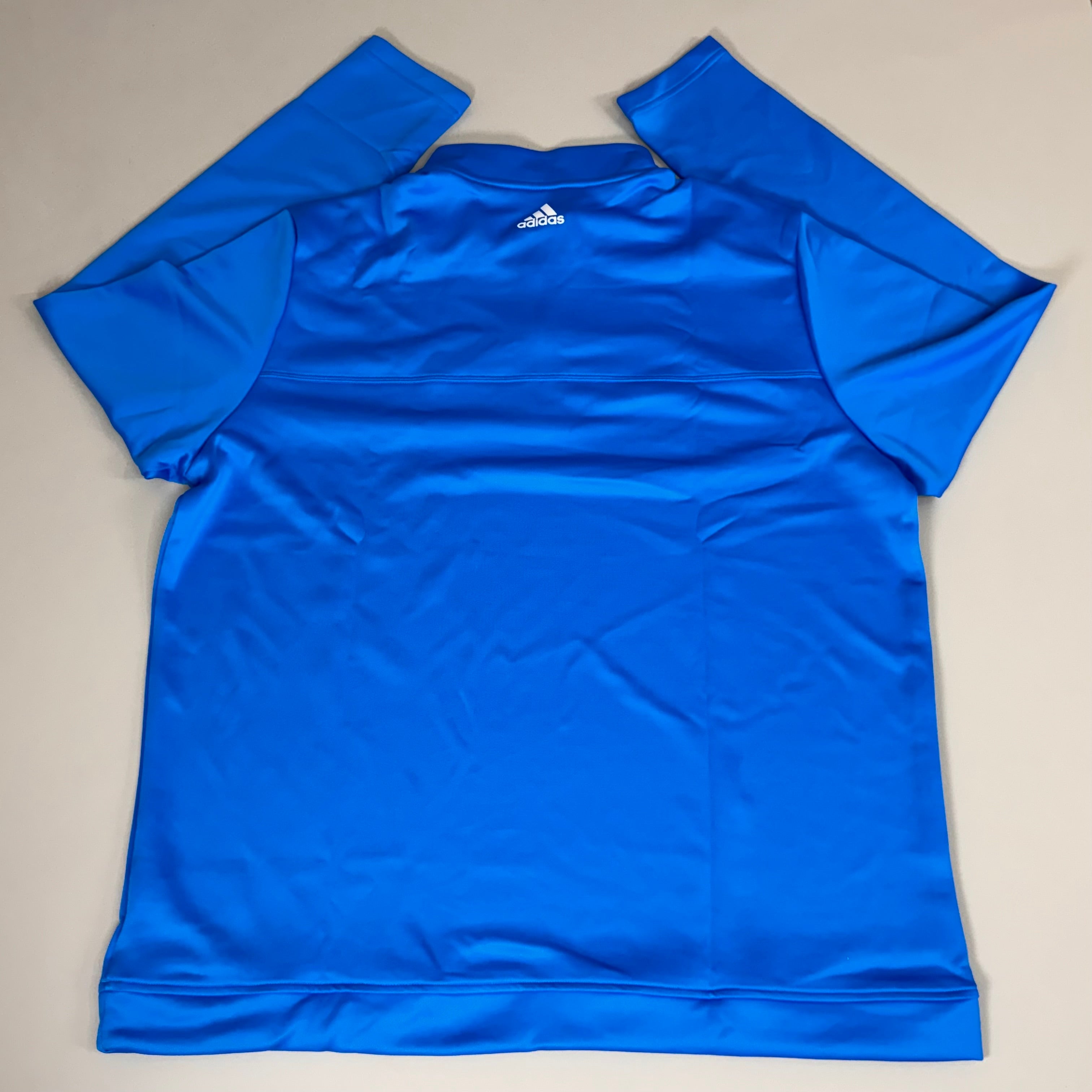 ADIDAS Men's Club 1/4 Zip Golf Sweatshirt Sz-XL Blue Rush HA6148