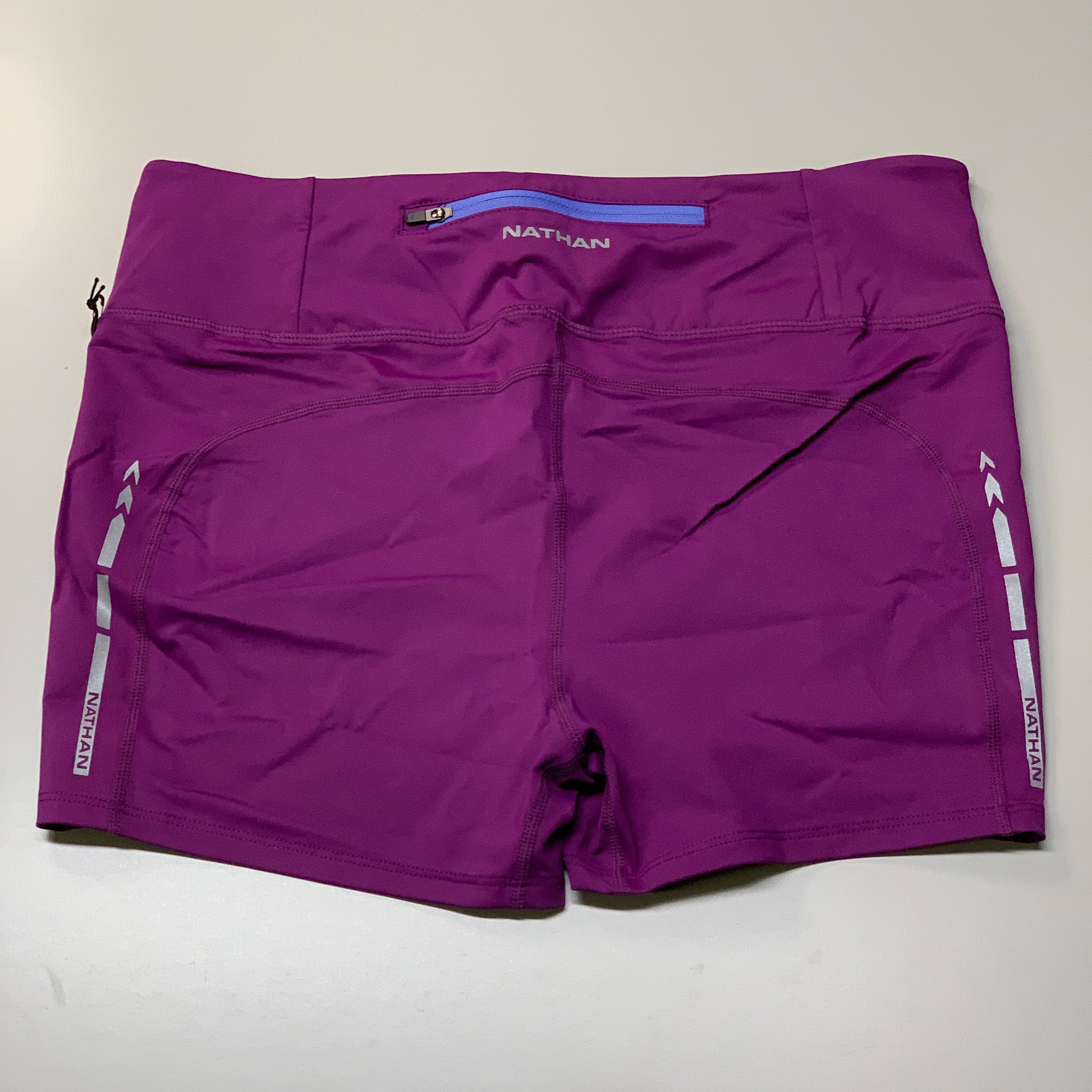 NATHAN Interval 3" Inseam Bike Short Women's Plum Size M NS51040-70030-M