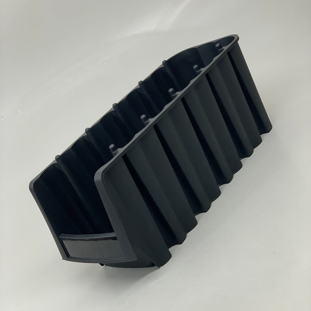 AKRO-MILLS (2 PACK) Stack and Nest Plastic Bin 24 LB Load Capacity 307762 BLACK (New)