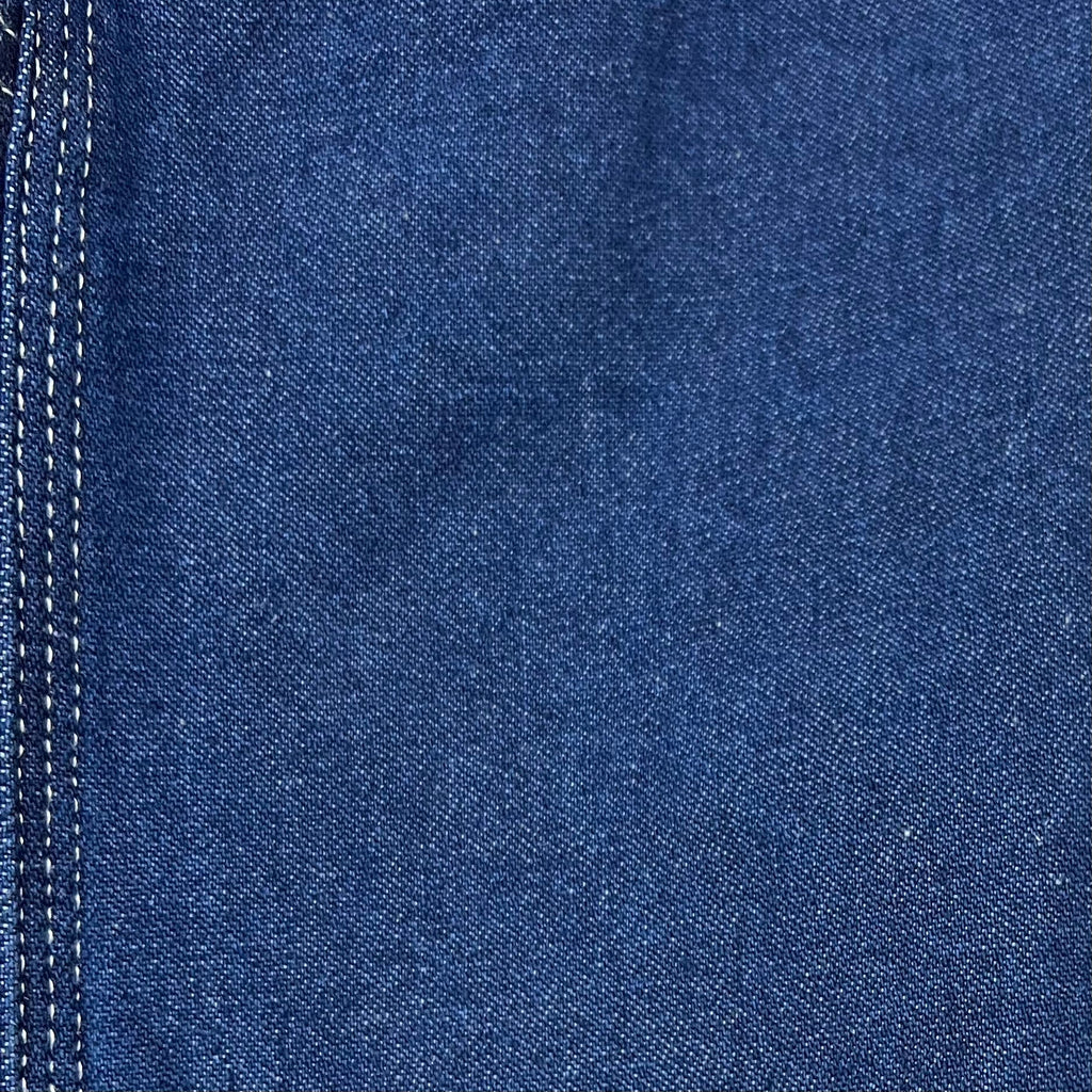 DICKIES Classic High Back Wide Leg Bib Overall Men's 40X30 Rinsed Indigo Blue