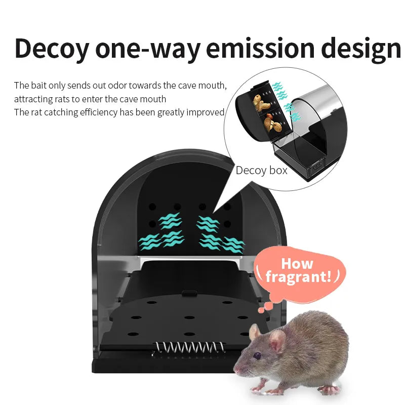 Mouse Trap New Type of Rat Trap High sensitivity plastic mouse trap Reusable Outdoor farmland catch rats catch voles