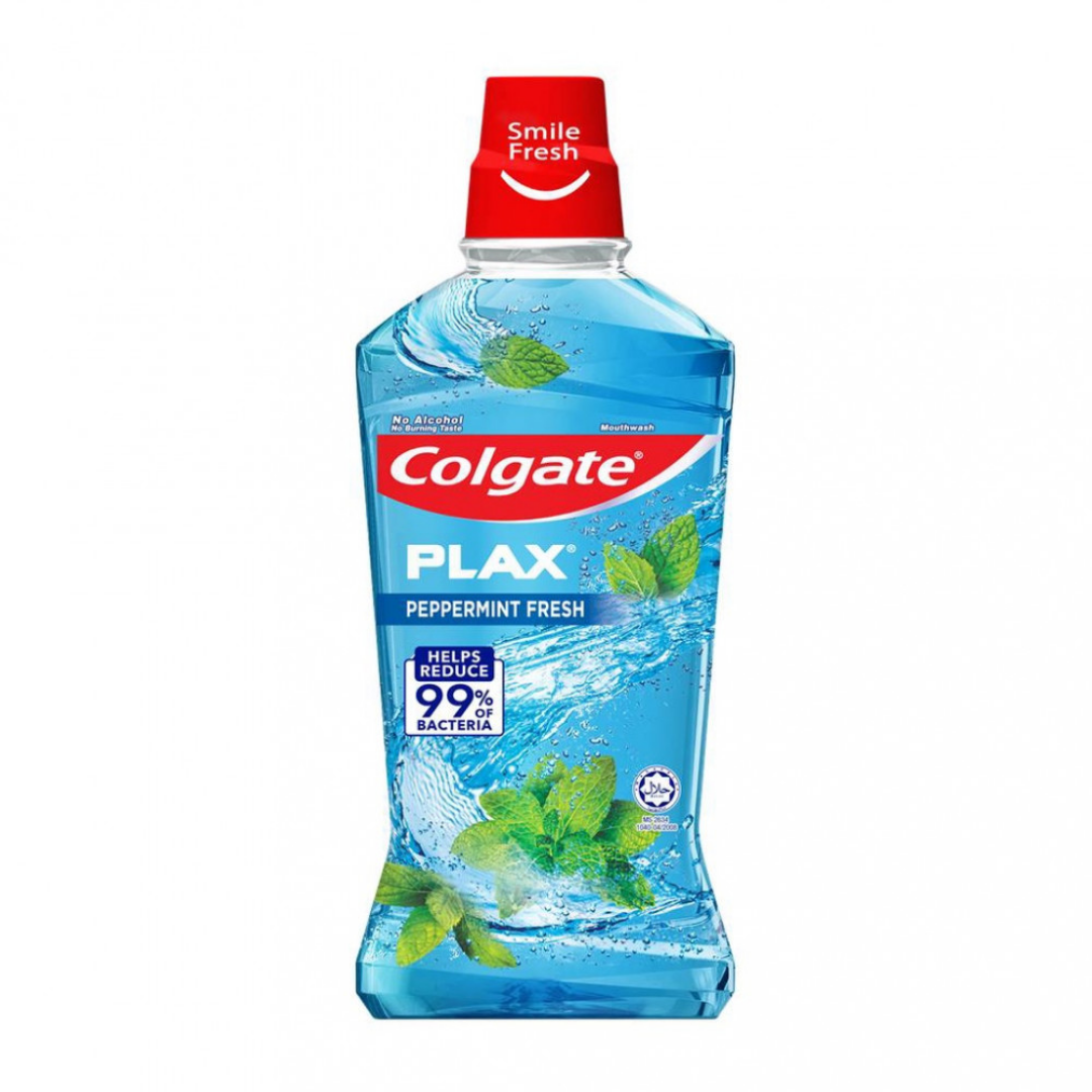 Colgate Plax Peppermint Fresh Mouthwash Alcohol-Free (25.4 oz)