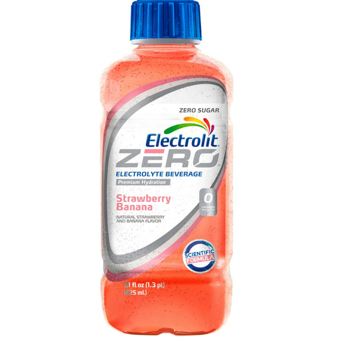 Electrolit Zero Strawberry Banana Electrolyte Drink (21oz)