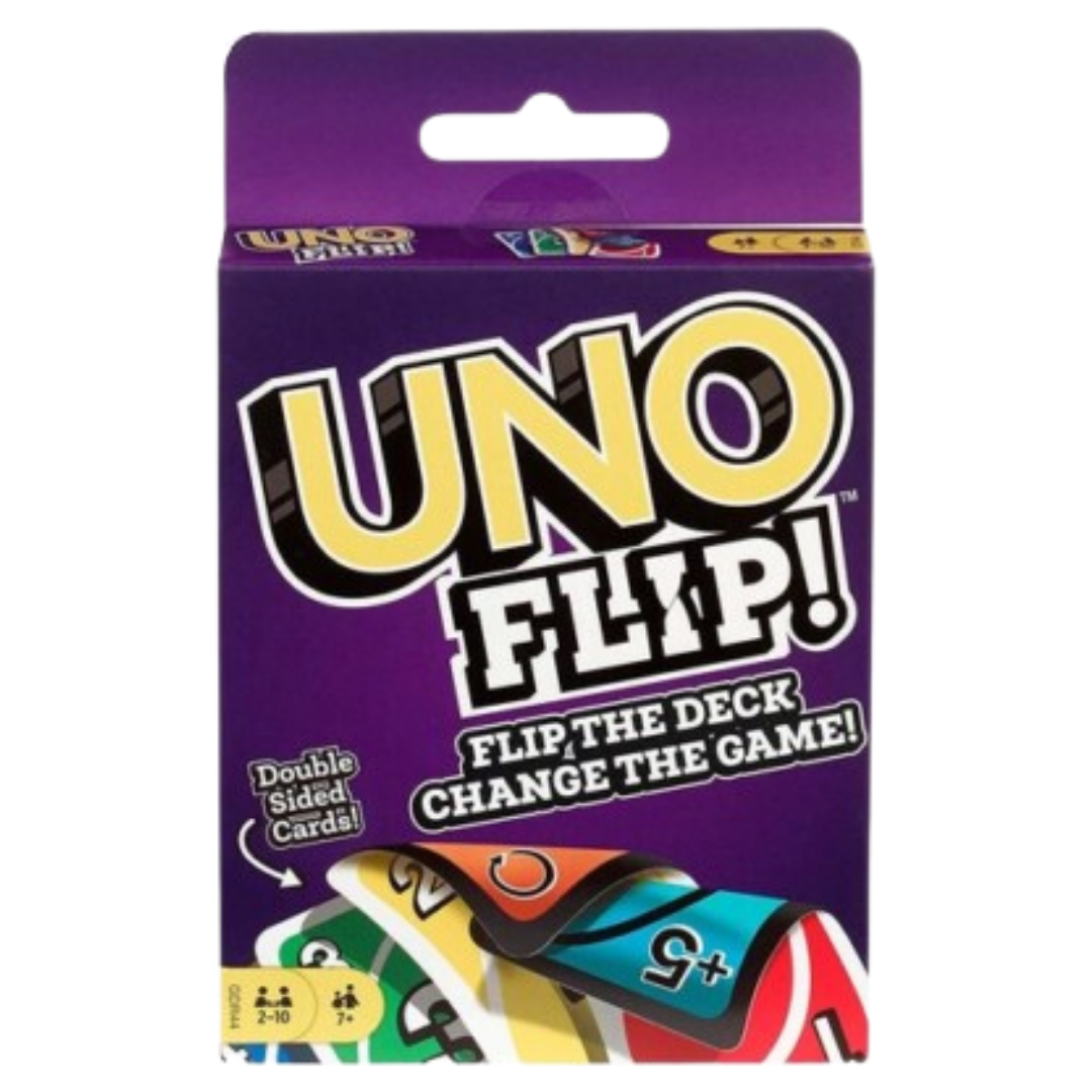 Mattel UNO FLIP! Card Game with Double-Sided Deck