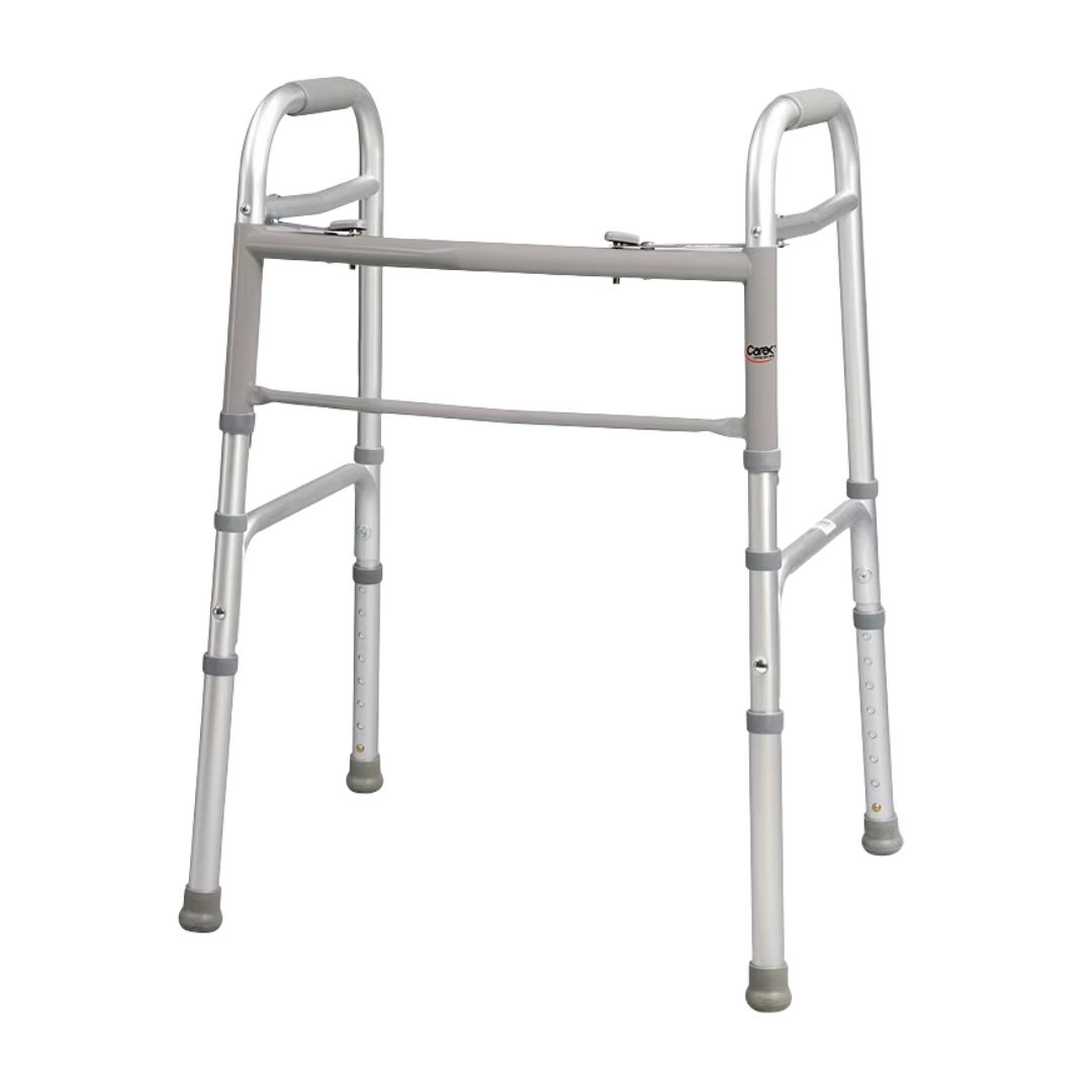 Drive Medical Folding Walker Aluminum Adult Adjustable