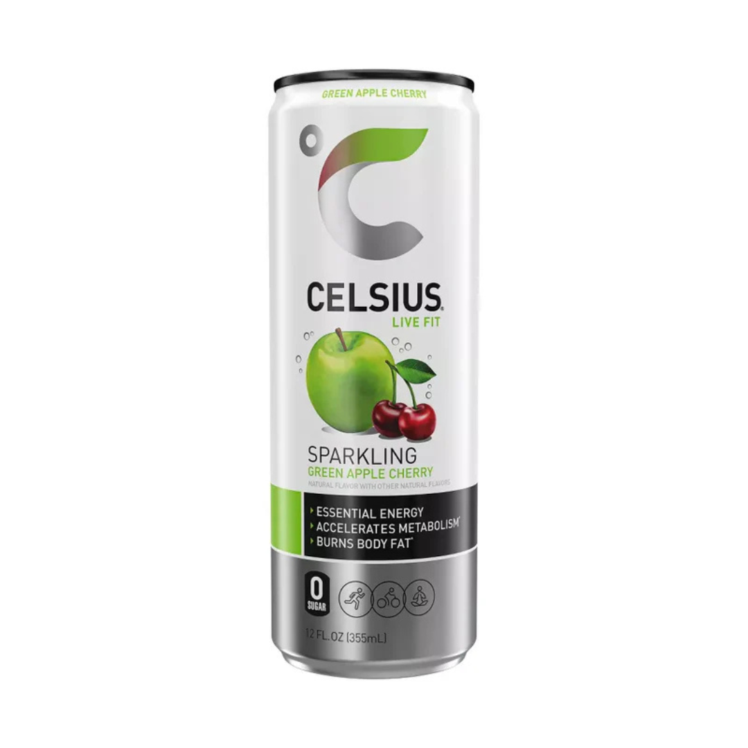 Celsius Live Fit Sparkling Fuji Apple Pear Energy Drink (12oz)