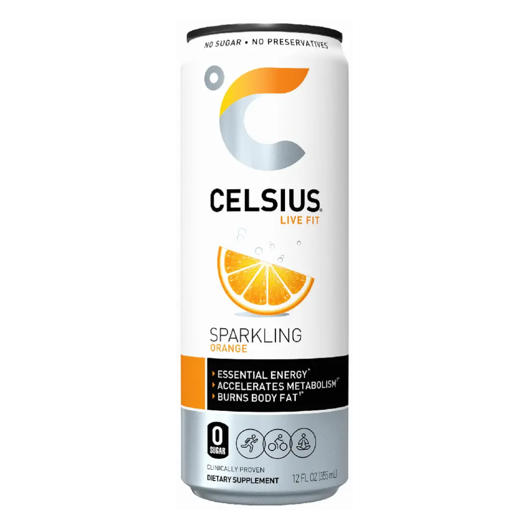 Celsius Live Fit Sparkling Orange Energy Drink (12oz)