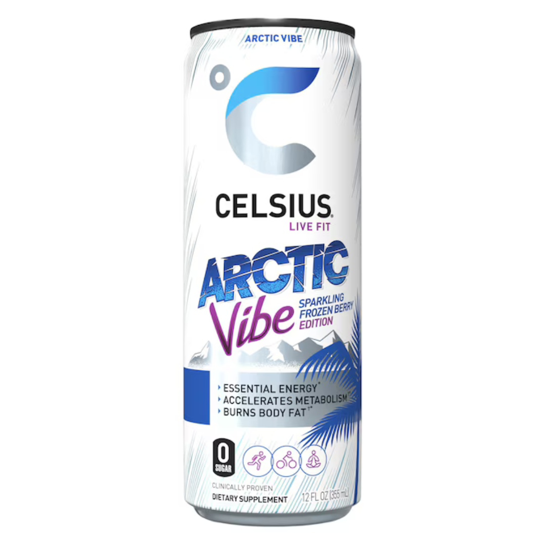 Celsius Vibe Arctic Vibe Frozen Berry Sparkling Energy Drink (12oz)