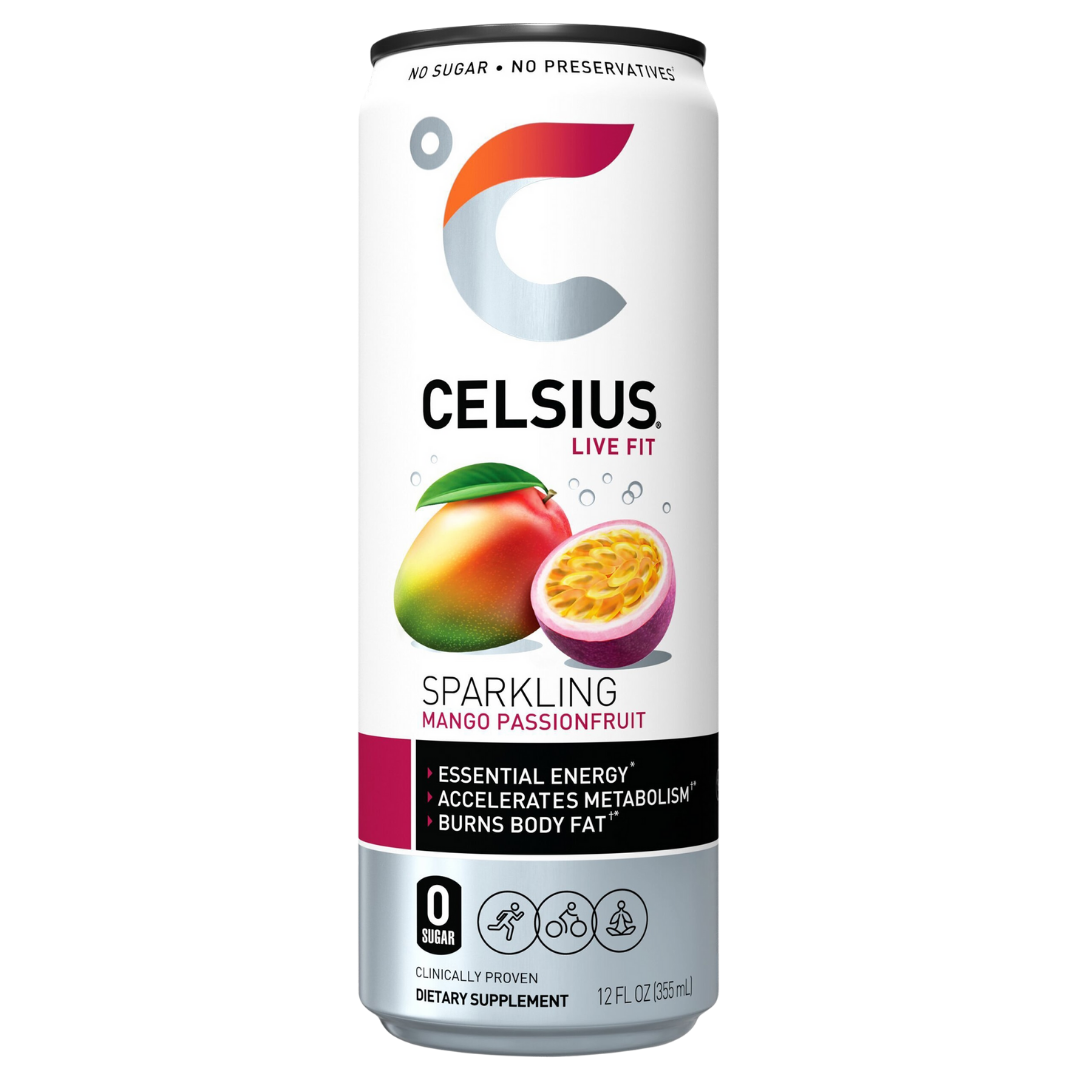 Celsius Mango Passionfruit Energy Drink (12oz)