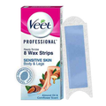 Veet Professional Ready-to-Use Body Wax Strips – Sensitive Skin (8 ct)