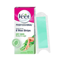 Veet Professional Ready-to-Use Body Wax Strips – Dry Skin (8 ct)