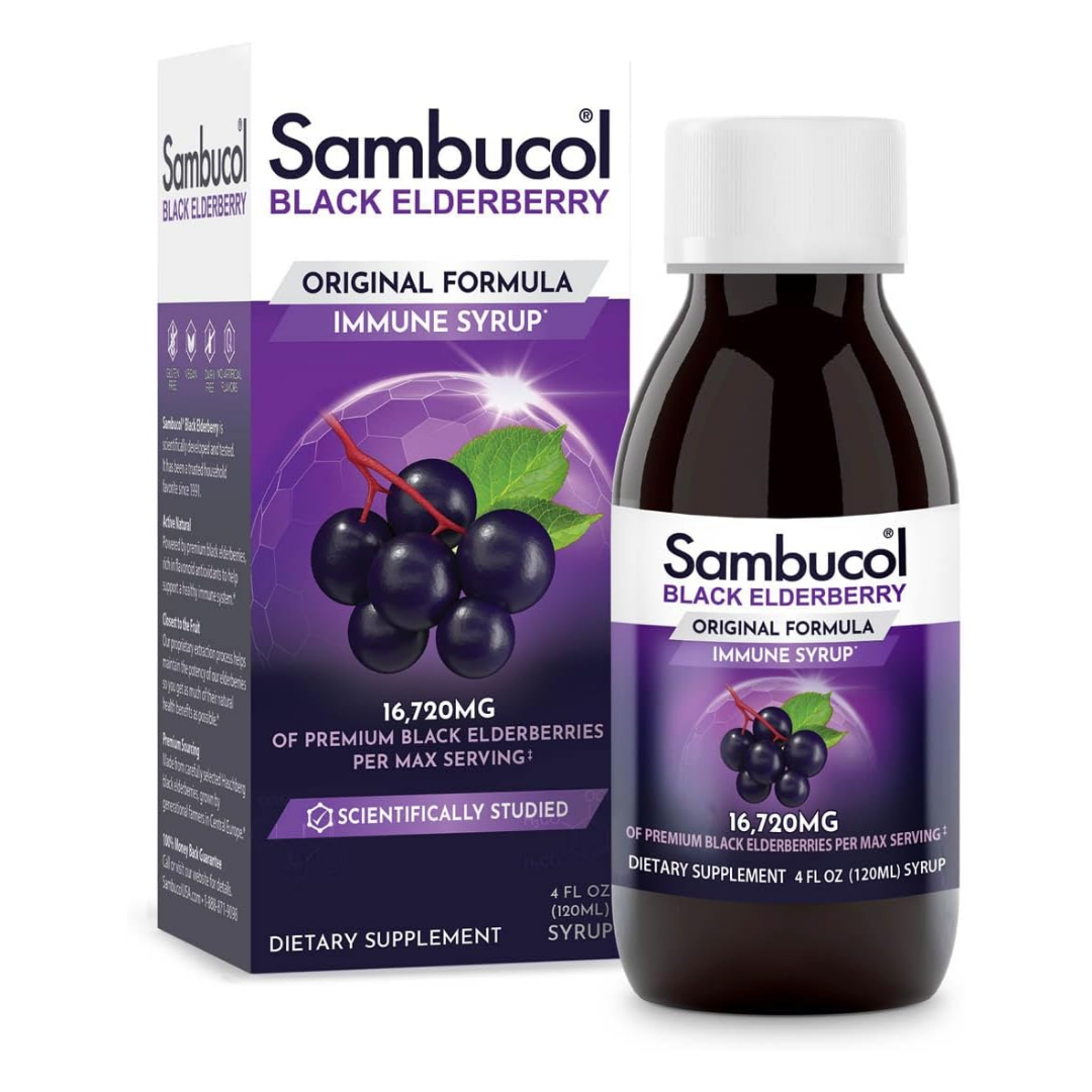 Sambucol Black Elderberry Original Syrup (4oz)