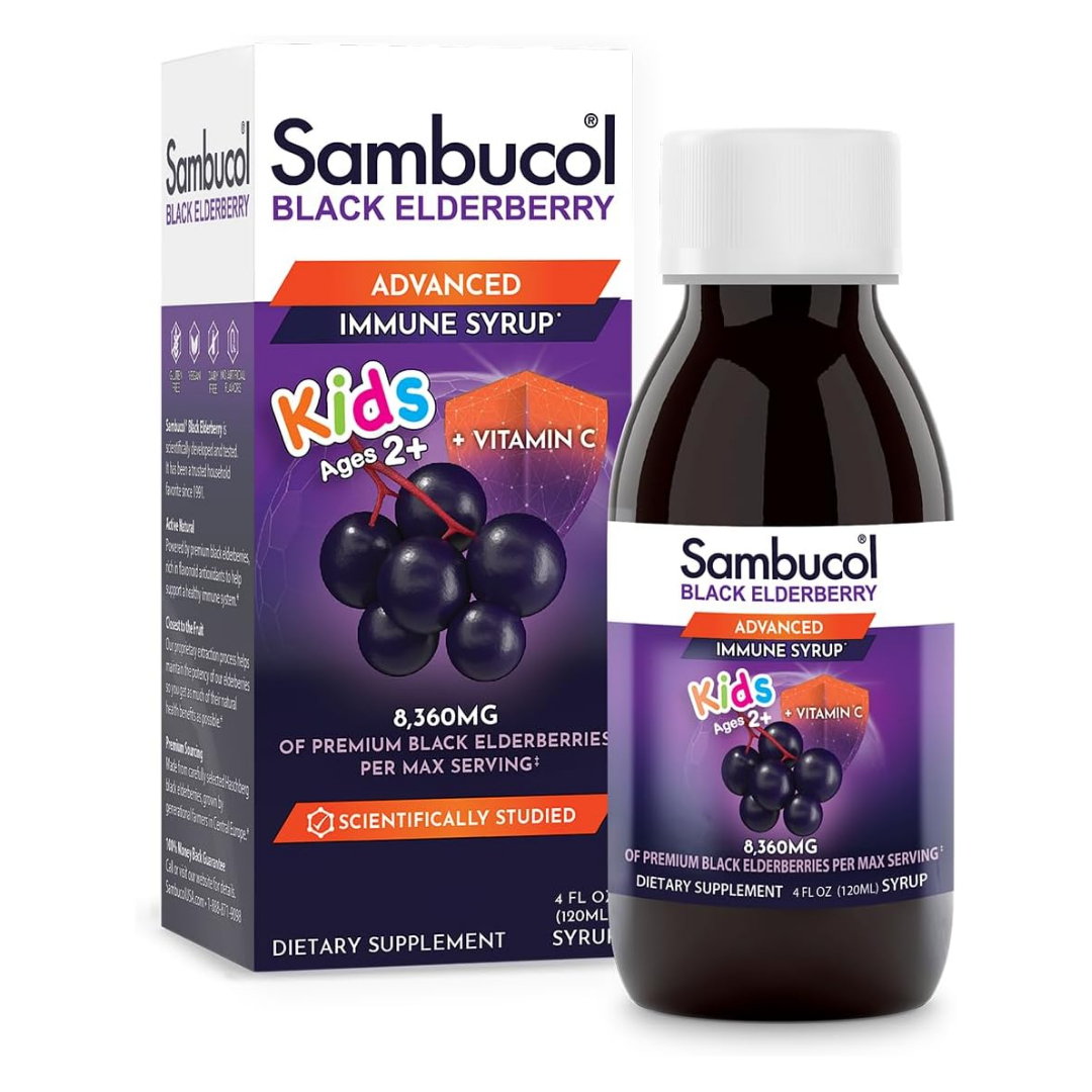 Sambucol Black Elderberry Kids Syrup (4oz)