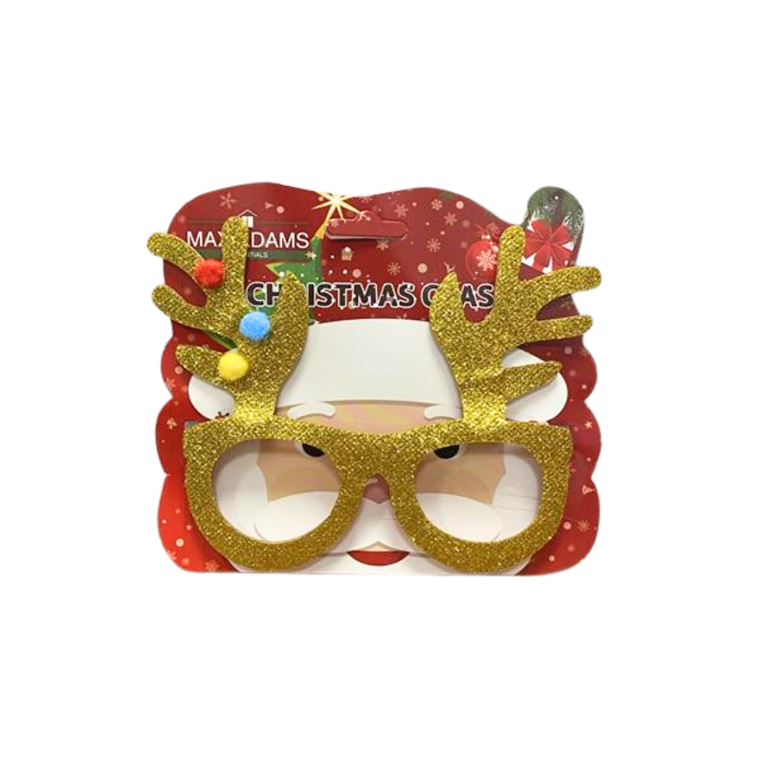 Novelty Christmas Reindeer Antler Glasses