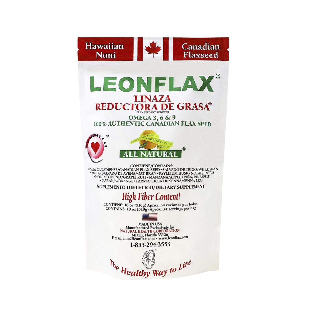 Leonflax Golden Flaxseed Ground Linaza (18oz)