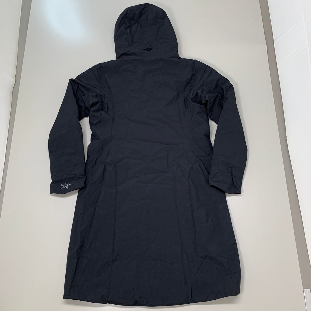 ARC’TERYX Goose Down GORE-TEX Long Patera Parka Coat Women's Sz L Black 29652