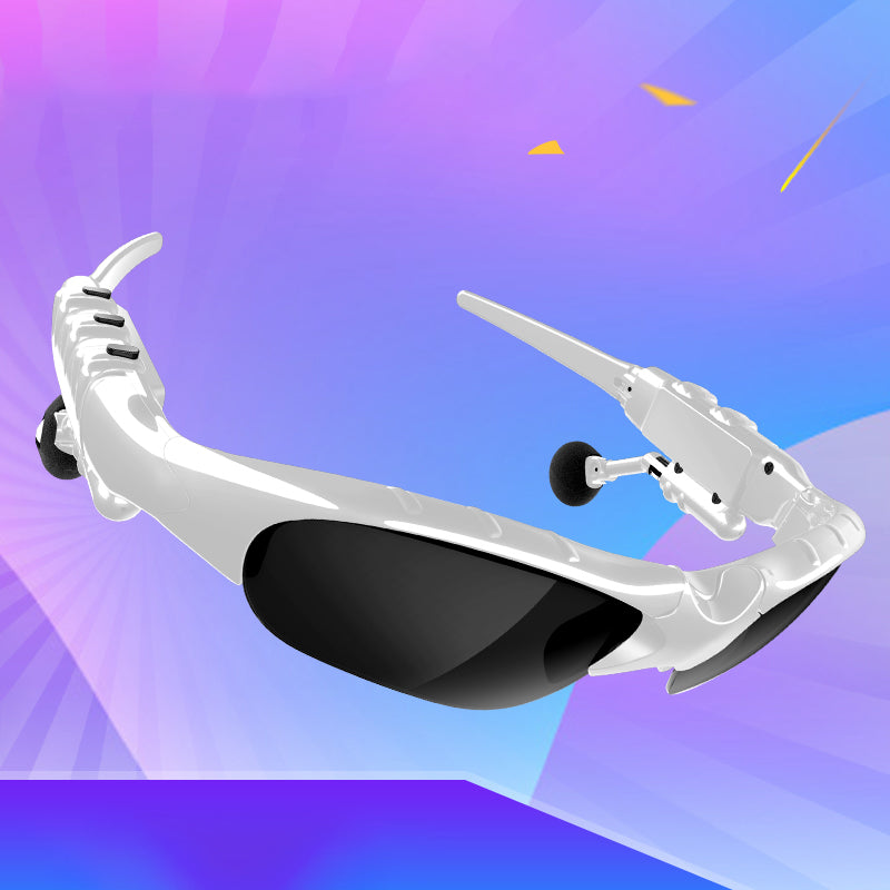 Bluetooth Audio Smart Glasses with Polarized UV400 Lenses | Wireless Stereo Music & Hands-Free Calling Sunglasses