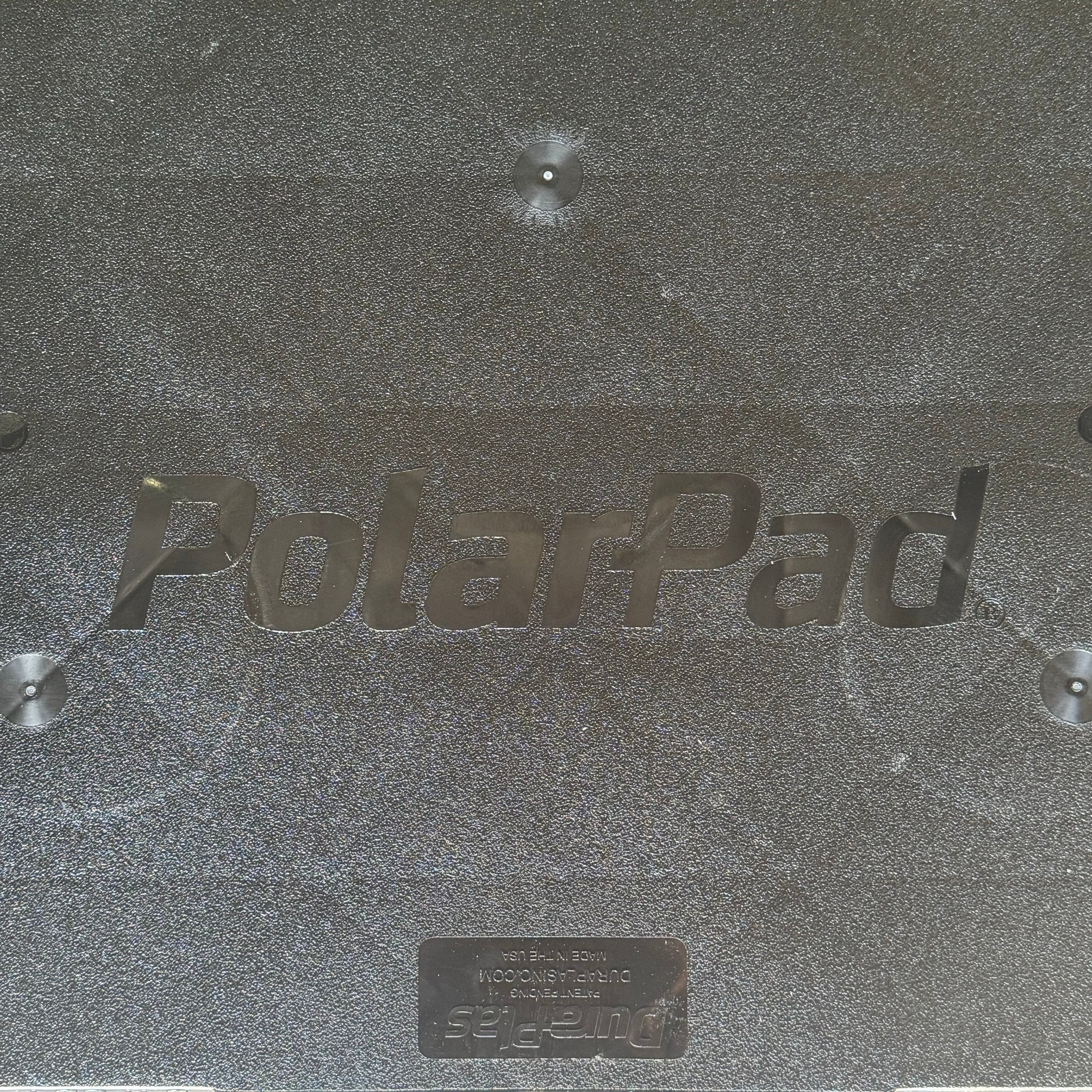 POLARPAD Duraplas Heavy Duty HVAC Pad 32”x32”x3" Black