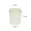 Cylindrical wrought iron pen holder DIY creative desktop storage bucket multifunctional stationery pen holder