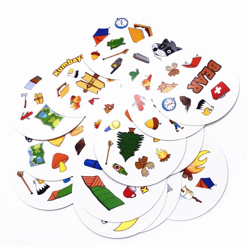 New 4 Version Spot Game it Spot Card Board Game Kids Gift with Metal Box