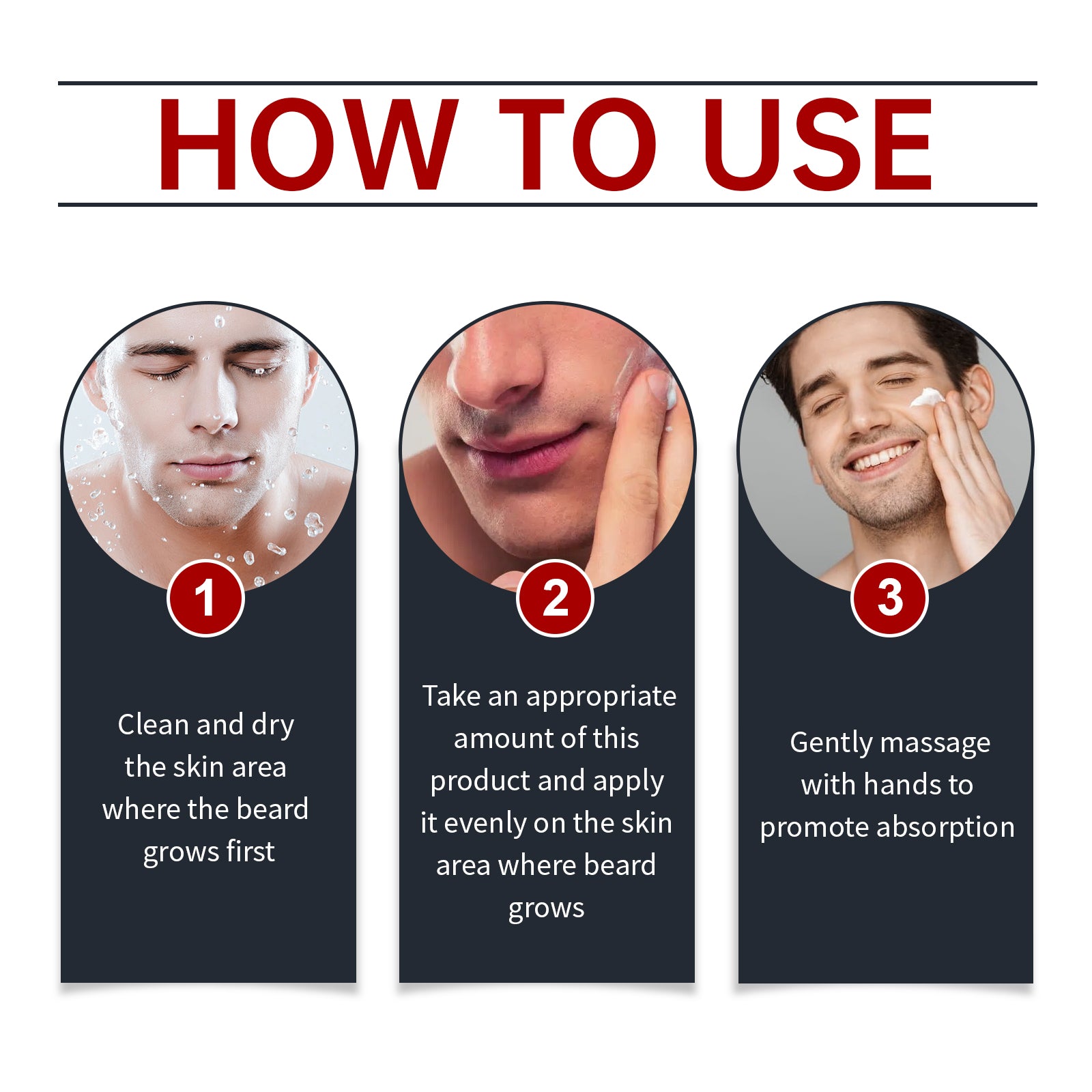 Facial Hair Care Essential Oil, Nourishing And Brightening Facial Hair Care Solution For Men's Facial Hair Facial Hair Care Essential Oil, Nourishing And Brightening Facial Hair Care Solution For Men's Facial Hair