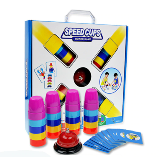 Speed Cups Puzzle Board Game Family/Party Best Gift for Children Funny Fast Stacks Game